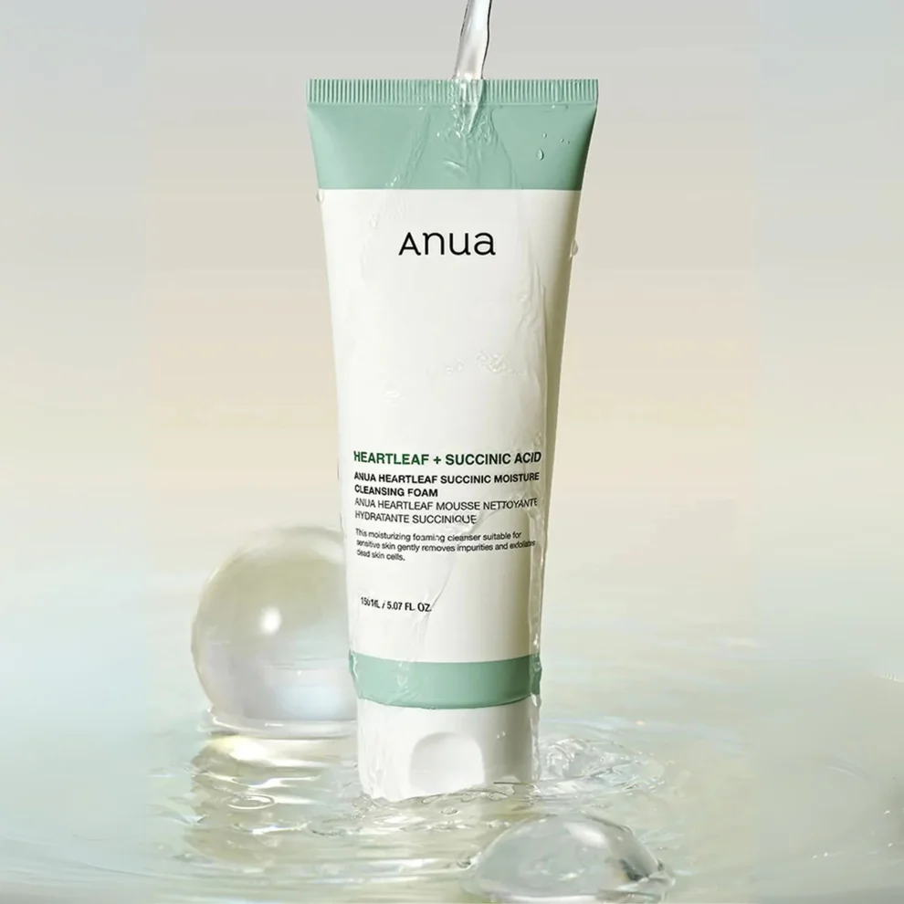 AnuaHeartleafSuccinicMoistureCleansingFoam150ml-3